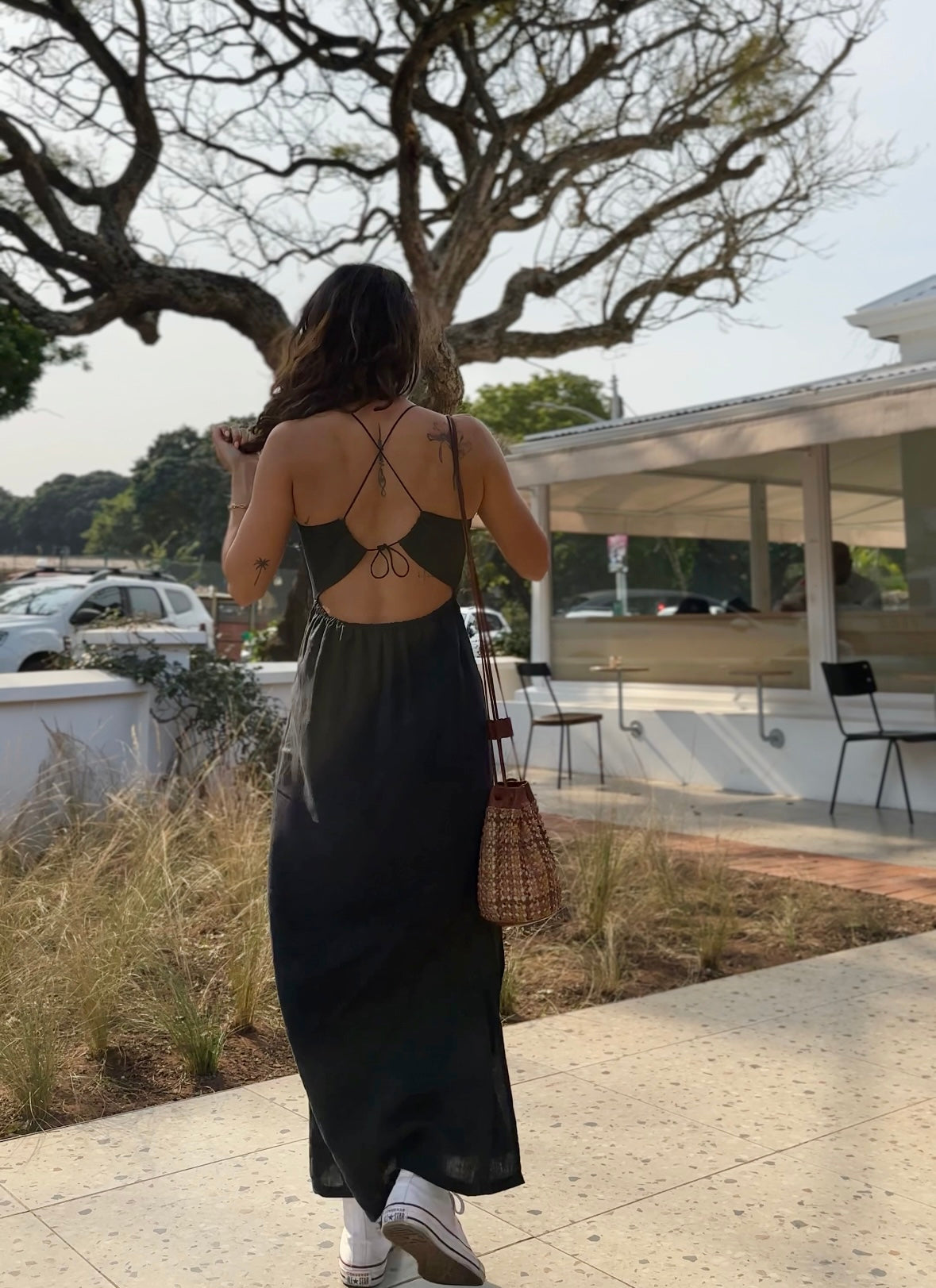 Riviera linen dress