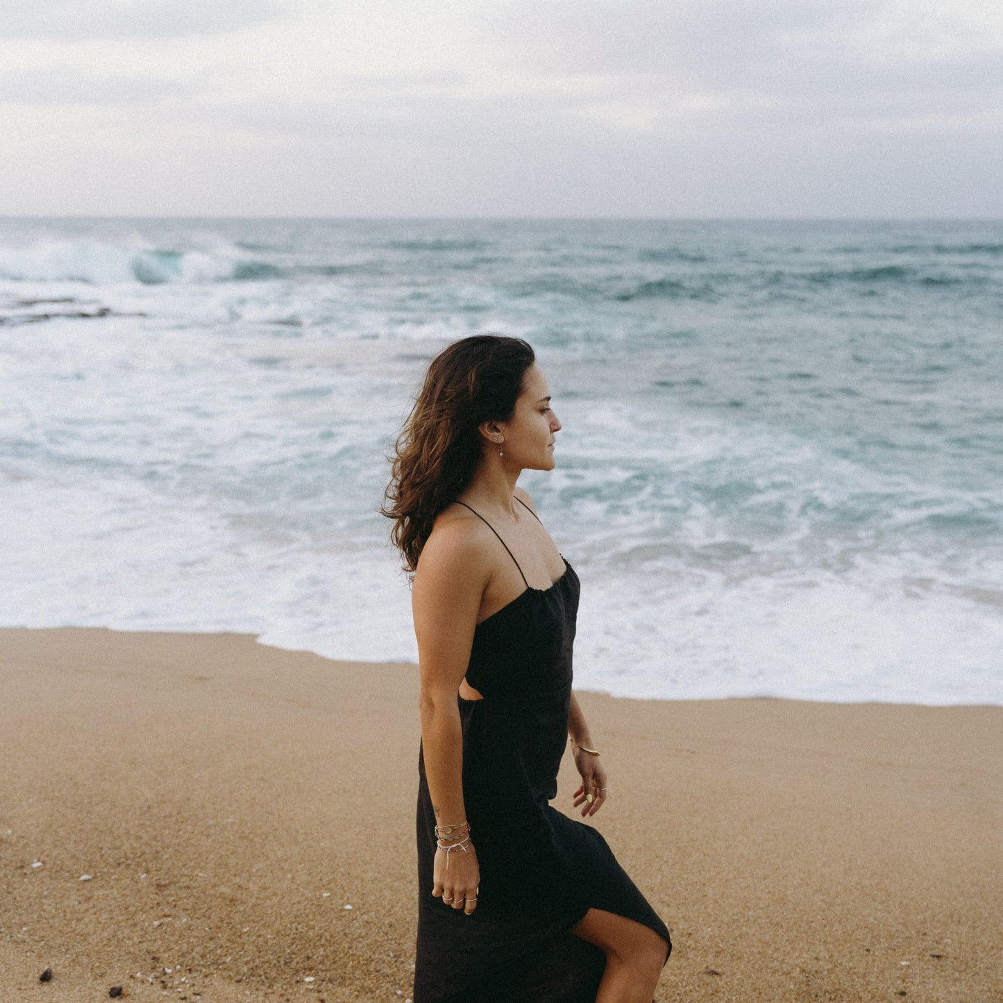 Riviera linen dress