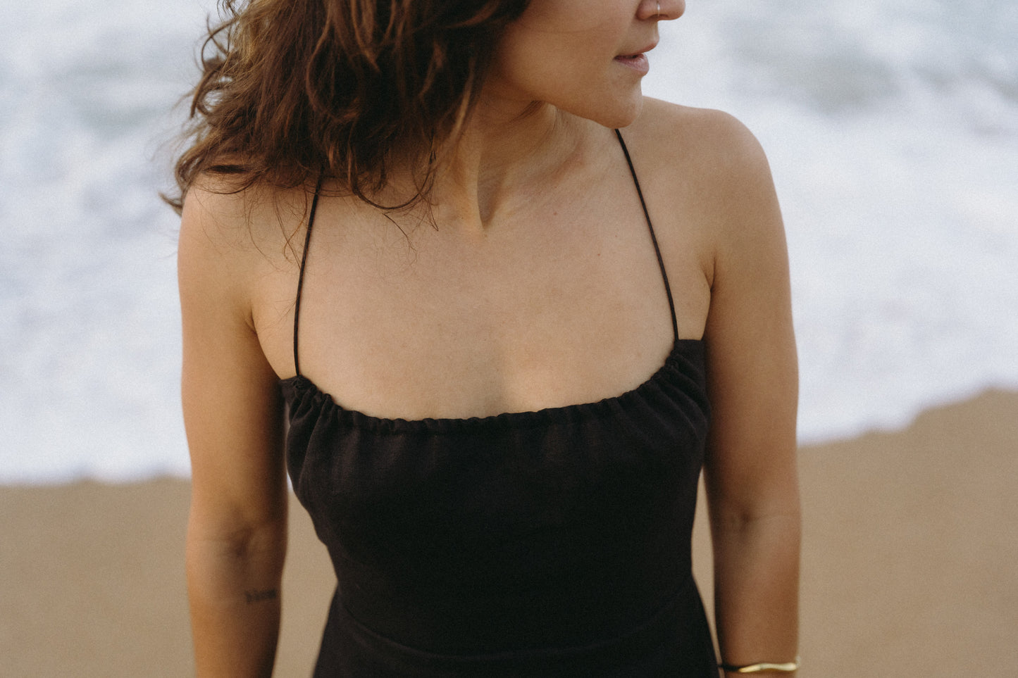 Riviera linen dress
